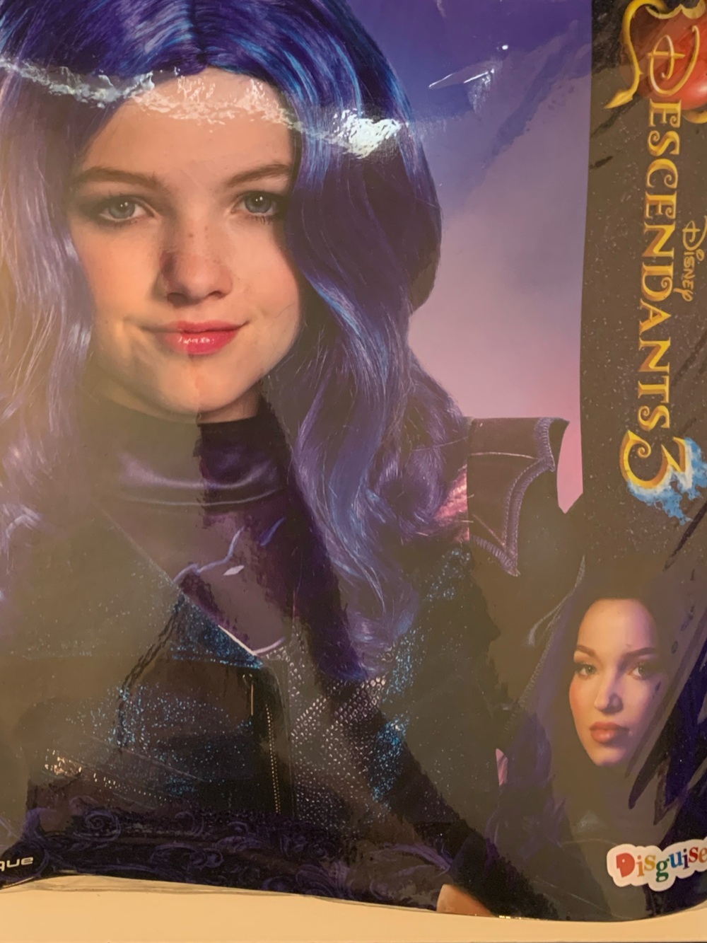 Disney Raven-Inspired Long Wavy Purple Wig
